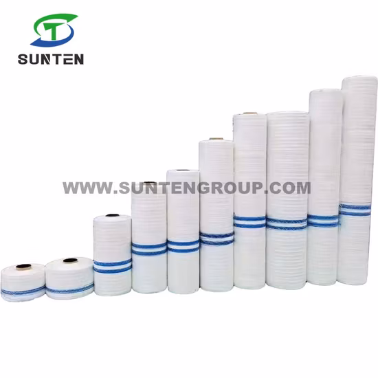 PE/Polyethylene/PP/Plastic/Agricultural White Packing Round Silage/Grass Hay Bale/Bales Net Wrap for Straw, Grain, Corn Stalks, Edible Beans