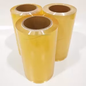 Película adhesiva de calidad alimentaria de 30 cm x 2000 pies, película estirable de PVC de alta calidad para película de envasado de carne